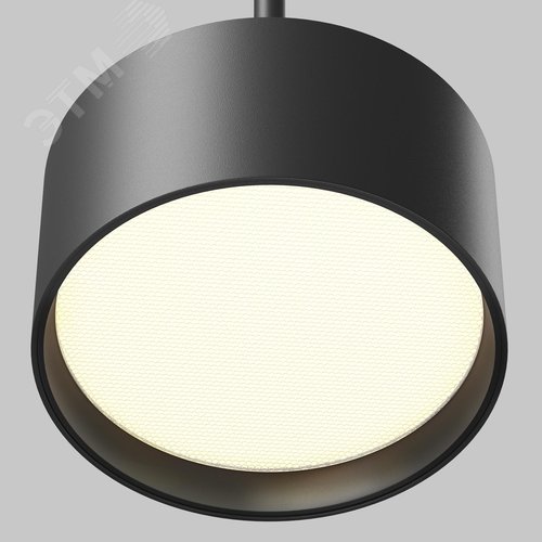 Светильник подвесной Glare LED 12W Черный - фото 2