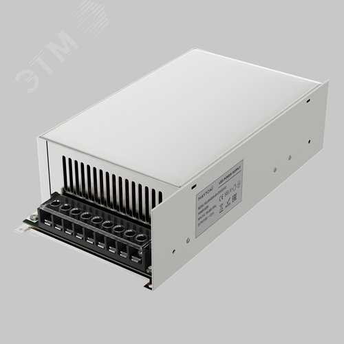 Источник напряжения PSL006 48В 600Вт IP20, серебро - фото 3