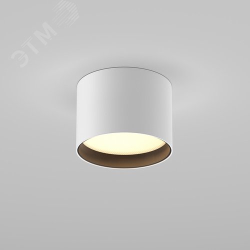 Светильник потолочный Glare 3000К 7Вт 120 град IP44 белый - фото 3