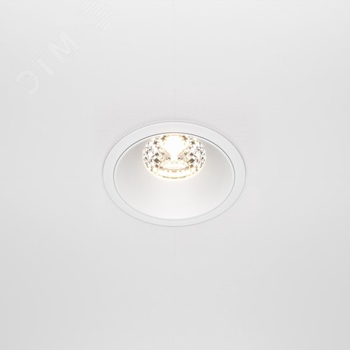 Светильник встраиваемый Downlight Alfa LED 3000K 15Вт 36 град IP20 CRI90 Белый круглый 63х85мм 1150Лм - фото 4