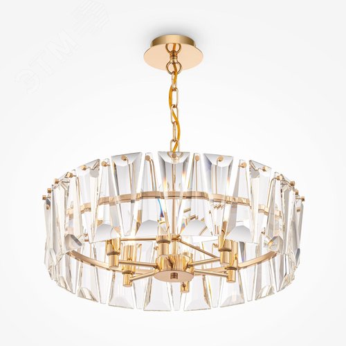 Светильник подвесной Puntes E14х6х60W Золото - фото 2