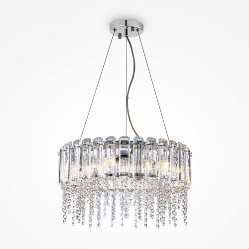 Светильник подвесной Hail E14х6х40W Хром - фото 2