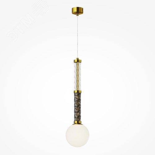 Светильник подвесной Teatro G9х1х28W Латунь - фото 2