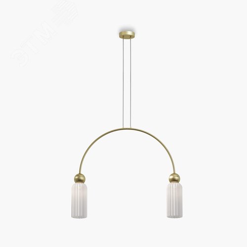 Светильник подвесной Antic E14х2х40W Золото - фото 2