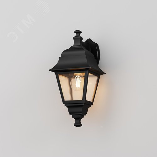 Светильник настенный (бра) Outdoor Abbey Road IP 44 E27х1х60W Черный - фото 1