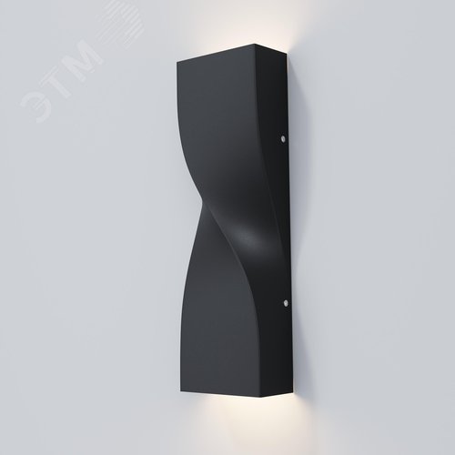Подсветка архитектурная Outdoor Twist IP 65 LED 11W 3000 K Черный - фото 2