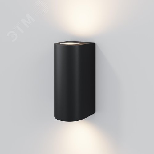 Изображение товара Светильник настенный уличный IP54 под лампу GU10 черный (шт)