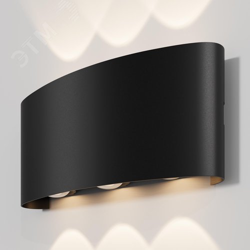 Подсветка архитектурная Outdoor Strato IP 54 LED 6W 3000 K Черный - фото 1