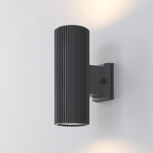 Светильник настенный (бра) Outdoor Rando IP 54 E27х2х60W Серый - фото 2