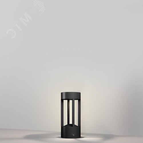 Светильник настенный (бра) Outdoor Vint IP 65 LED 9W 3000 K Графит - фото 2