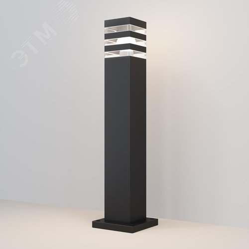 Светильник ландшафтный Outdoor Unter den Linden IP 54 E27х1х60W Черный - фото 2
