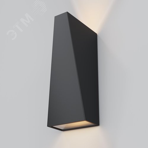 Подсветка архитектурная Outdoor Times Square IP 54 LED 6W 3200 K Черный - фото 1