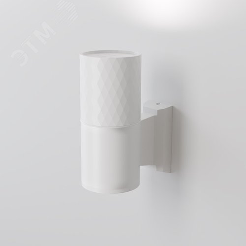Светильник настенный (бра) Outdoor Bowery IP 54 GU10х1х50W Белый - фото 2