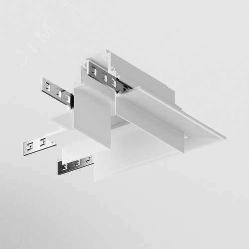 Коннектор угловой S35 встраиваемый белый - фото 2