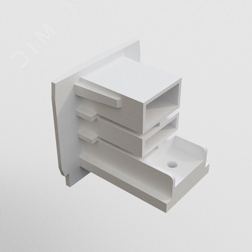 Заглушка торцевая Trinity белый 1шт - фото 2