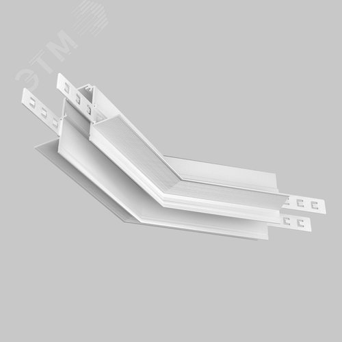 Угол-соединитель 135 град Exility встраиваемый под ГКЛ 12,5мм белый - фото 2