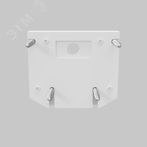 Заглушка торцевая для демпферного шинопровода белая 1шт - фото 2