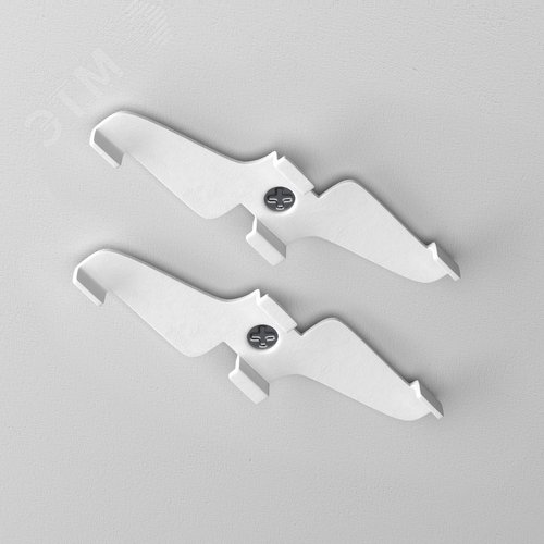 Фиксатор для накладного монтажа Exility белый 2шт - фото 2