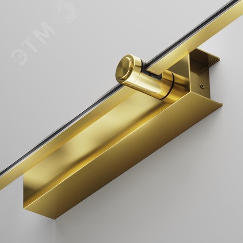 Основание настенное Wall для блока питания с вводом питания Flarity латунь - фото 2