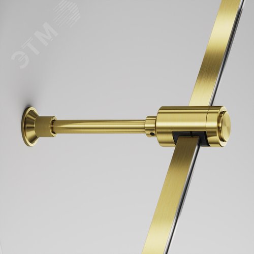 Крепление настенное Wall одинарное удлиненное Flarity латунь - фото 2