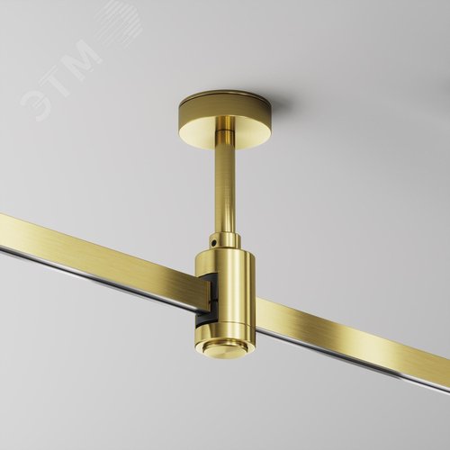 Крепление потолочное Short одинарное 78мм Flarity латунь - фото 2