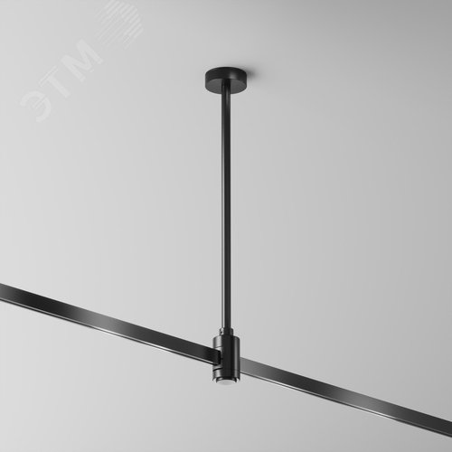 Крепление потолочное Medium 300мм с вводом питания Flarity черный - фото 2