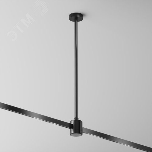 Крепление потолочное Medium 360мм с прямым коннектором питания Flarity черный - фото 2