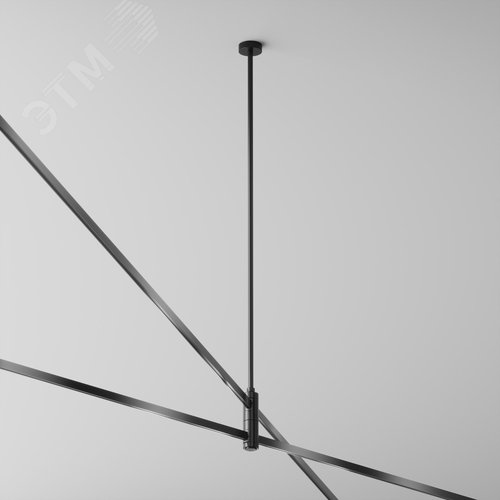 Крепление потолочное Long двойное 700мм Flarity черный - фото 2