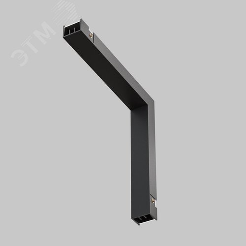 Коннектор питания угловой внутренний Basity черный - фото 2