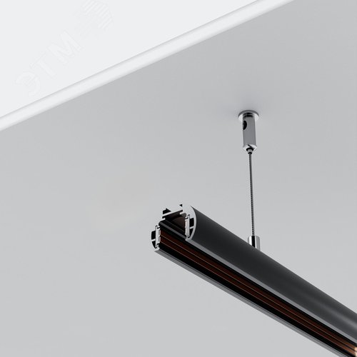 Шинопровод 2м Exility низкопрофильный подвесной круглый - фото 2