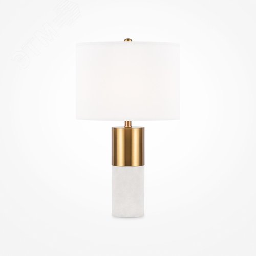 Светильник настольный Bianco E27х1х60W Латунь - фото 2