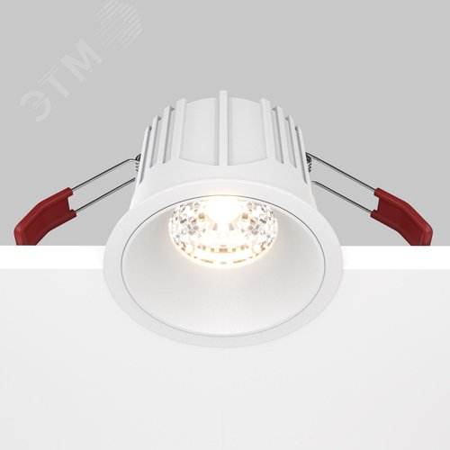 Светильник встраиваемый Downlight Alfa LED 3000K 15Вт 36 град IP20 CRI90 Белый круглый 63х85мм 1150Лм - фото 5