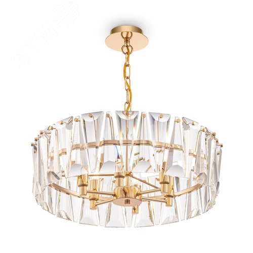 Светильник подвесной Puntes E14х6х60W Золото - фото 1