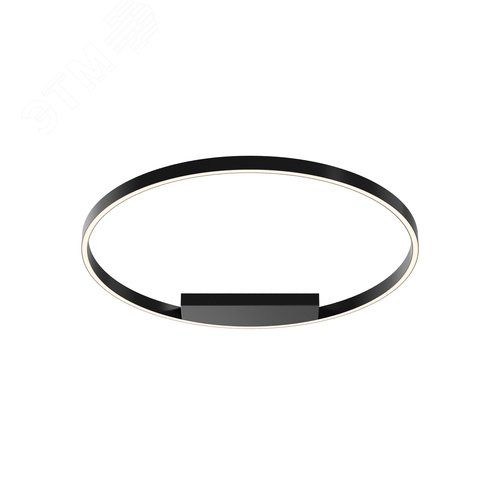 Светильник потолочный Rim LED 49W Черный - фото 1