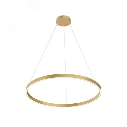 Светильник подвесной Rim LED 51W Латунь - фото 1