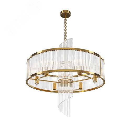 Светильник подвесной Frame E14х6х60W Золото - фото 1