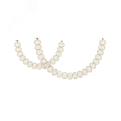 Светильник подвесной Golden Cage LED 117W Золото - фото 1