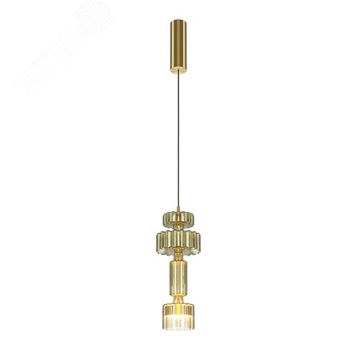 Светильник подвесной Level LED 12W Латунь - фото 1