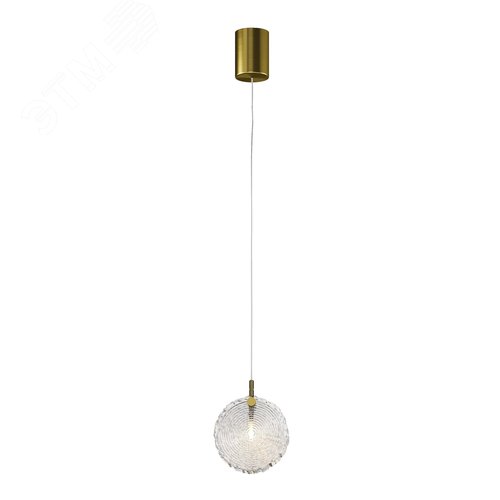 Светильник подвесной Frozen G4х1х5W Латунь - фото 1