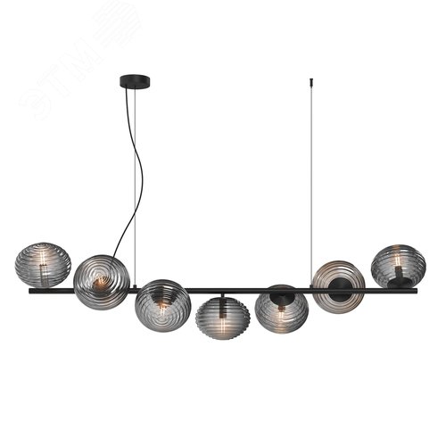 Светильник подвесной Reels E14х7х40W Черный - фото 1