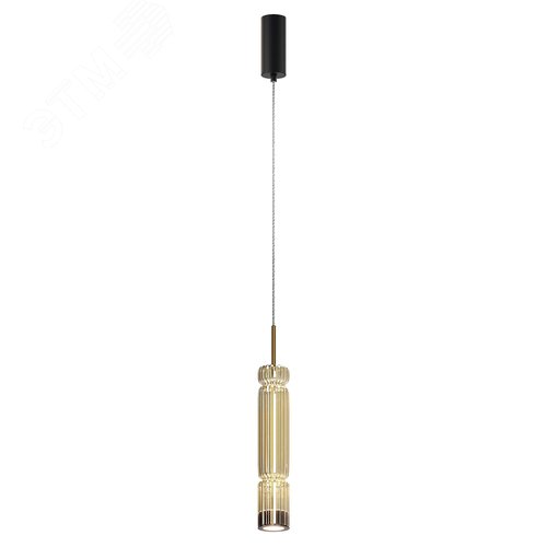 Светильник подвесной Ordo LED 8W Черный - фото 1