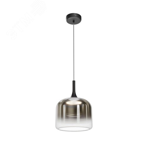 Светильник подвесной Spirito LED 12W Черный - фото 1