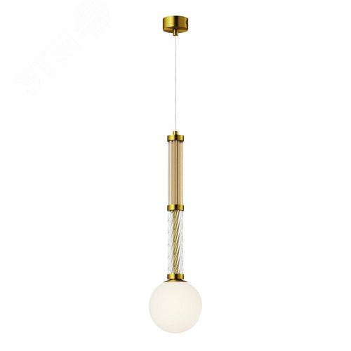 Светильник подвесной Teatro G9х1х28W Латунь - фото 1