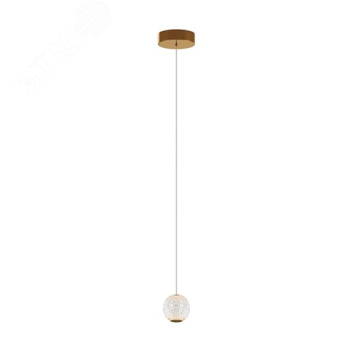 Изображение товара Светильник подвесной Sapphire LED 6W Латунь (шт)