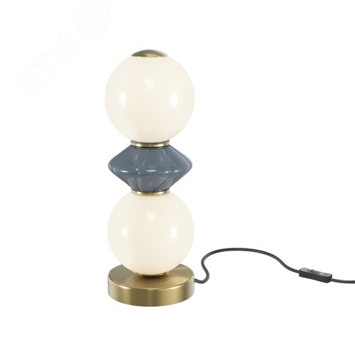 Изображение товара Светильник настольный Brosche LED 10W Латунь (шт)