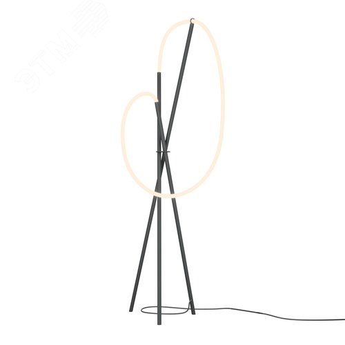 Изображение товара Светильник напольный (торшер) Crochet LED 36W Черный (шт)