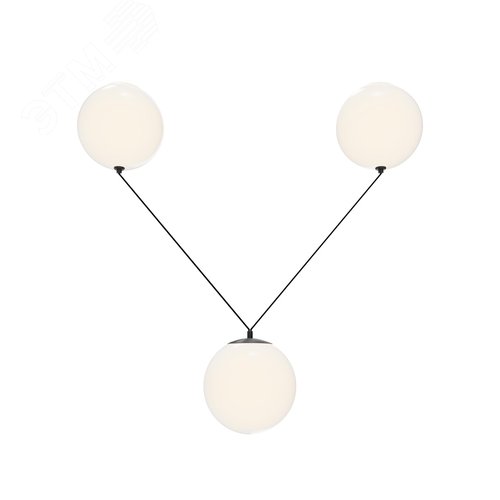 Светильник подвесной Twins LED 26W Черный - фото 1