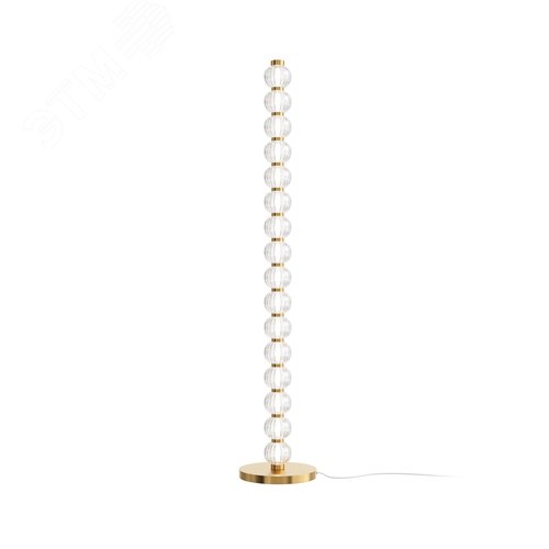 Светильник напольный (торшер) Amulet LED 33W Золото - фото 1