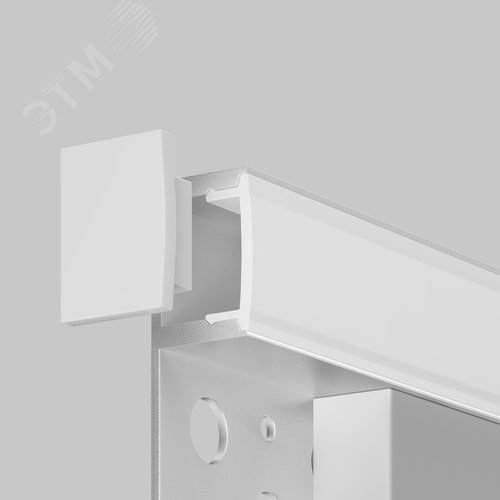 Комплект заглушек (для профиля ALM-3611-S-2M) 2 шт., белый - фото 4