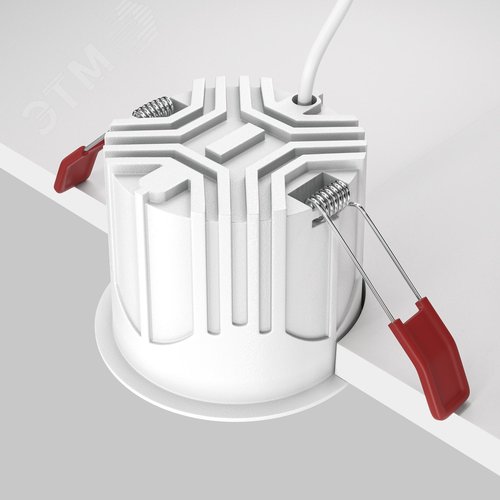 Светильник встраиваемый Downlight Alfa LED 3000K 15Вт 36 град IP20 CRI90 Белый круглый 63х85мм 1150Лм - фото 7
